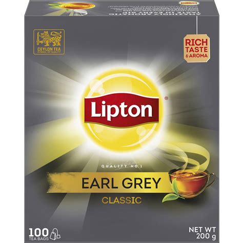 Lipton Earl Grey Tea Bags 100 Pack | Woolworths