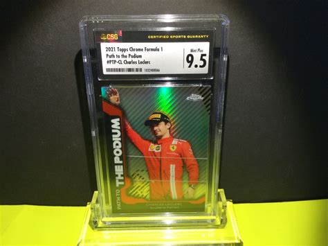 Topps Chrome F Formula Charles Leclerc To The Podium Csg