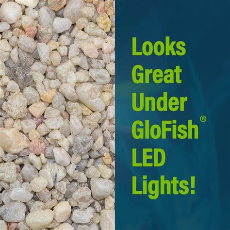 Glofish Fluorescent Aquarium Gravel 5 Lb Bag Pearlescent