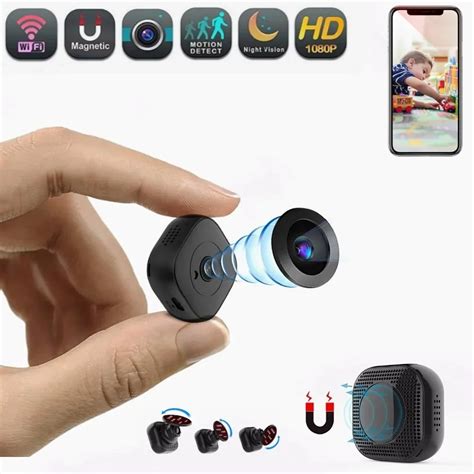 Mini Cam Ra Espion Sans Fil Avec Vision Nocturne Infrarouge Micro Cam