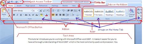 Working With Microsoft Office Word 2007 Hubpages