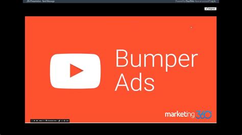 How To Setup Youtube Bumper Ads Via Adwords By Marketing 360® Youtube