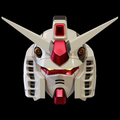 Gundam Rx 78 2 Helmet 3d Model Etsy