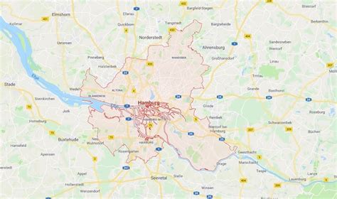 Hamburg Germany Map - Germany Travel Guide