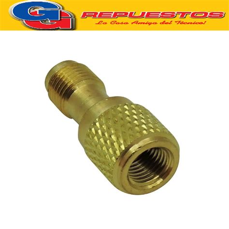 Adaptador Para Manifold R Rosca Macho X Hembra C On Valvula