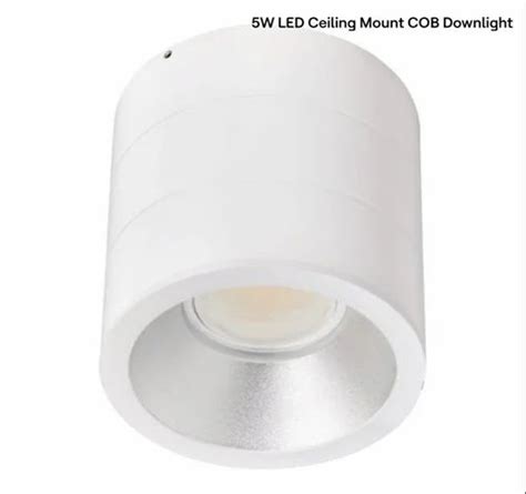 5W LED Ceiling Mount COB Downlight Pure White At Rs 2000 Piece In