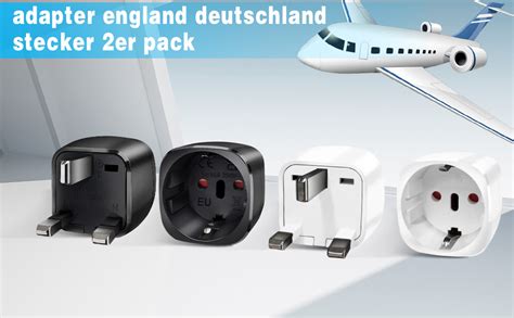 Reiseadapter Uk Pack Adapter England Deutschland Stecker Uk Adapter