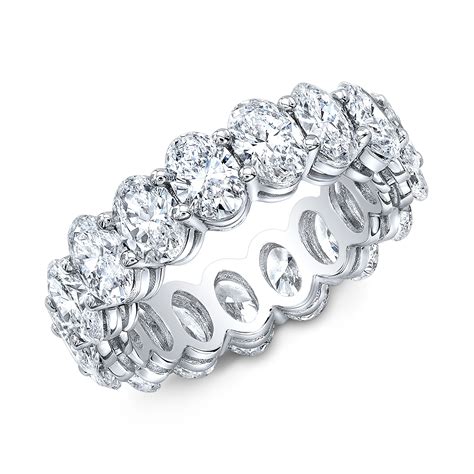 Carat Oval Eternity Band Diamond Mansion