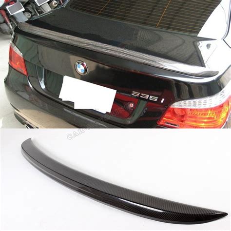 M Style Carbon Fiber Trunk Boot Spoiler Wing Fit For Bmw E Series