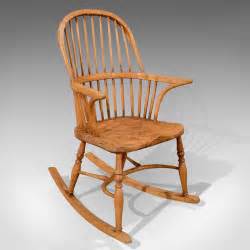 Antique Windsor Rocking Chair Ash And Elm C1870 Antiques Atlas