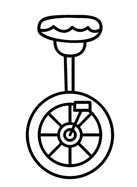 Unicycle Coloring Pages Printable For Free Download