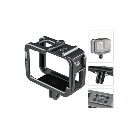 Carcasa Telesin Din Aluminiu Pentru Gopro Hero Adaptor