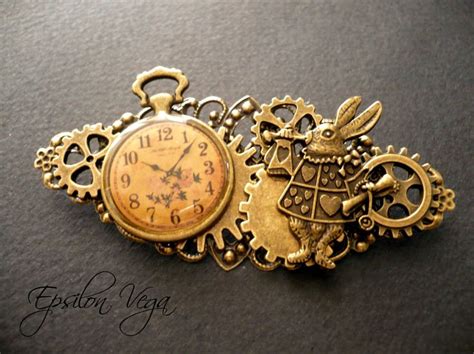 Broches Epsilon Vega Bijoux Rouages Steampunk