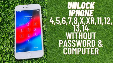 How To Unlock Iphone 4 5 6 7 8 X Xr 11 12 13 14 Without Password And Computer No Itunes 2023