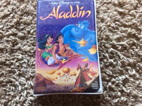 Bande Vhs A Walt Disney Classic Aladdin Dition Diamant Noir Eur