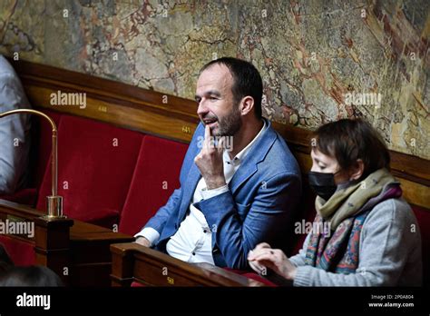 Manuel Bompard Lfi La France Insoumise Nupes During A Session Of