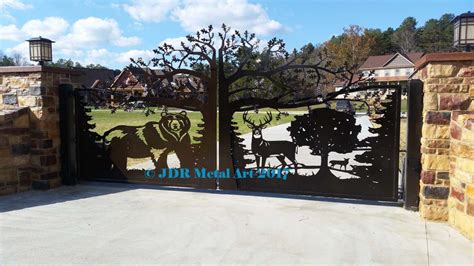 23 Awesome Wildlife Metal Art Driveway Gates » Custom Driveway Gates By JDR Metal Art