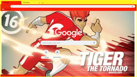 Supa Strikas Twisting Tiger Chrome Theme Themebeta