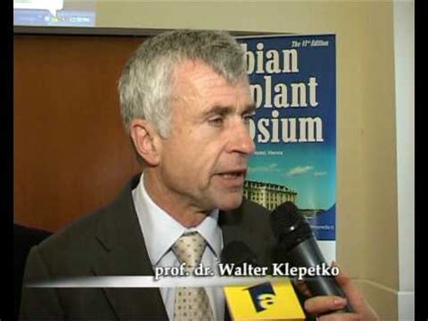 Prof Walter KLEPETKO Danubian Transplant Symposium YouTube