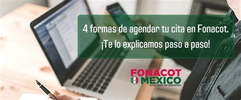 Formas de agendar citas fonacot2024Fácil y rápido