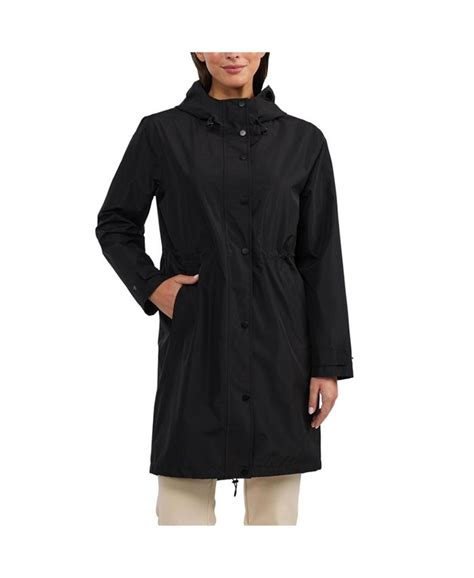 Ellen Tracy Womens Hooded Waterproof Raincoat Macys