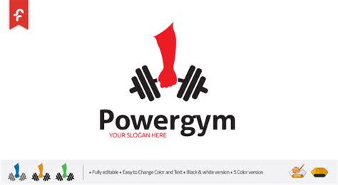 Power - Gym Logo - Logos & Graphics