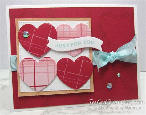 Adoring Hearts Just For You Cards In Cards Valentines Cards