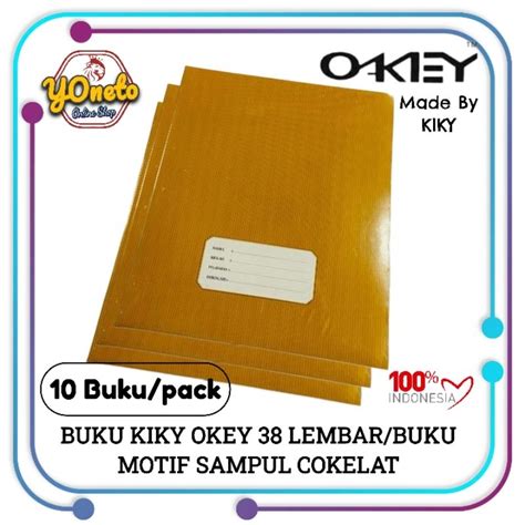 Jual Buku Tulis Kiky Okey 38 Lembar 1pack10buku Shopee Indonesia