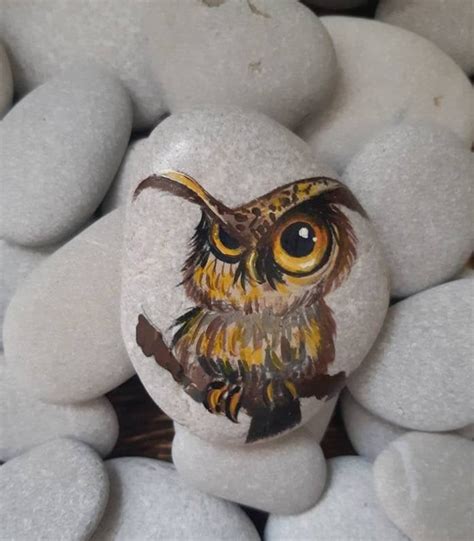 55 Best Owl Painted Rocks Ideas And Images