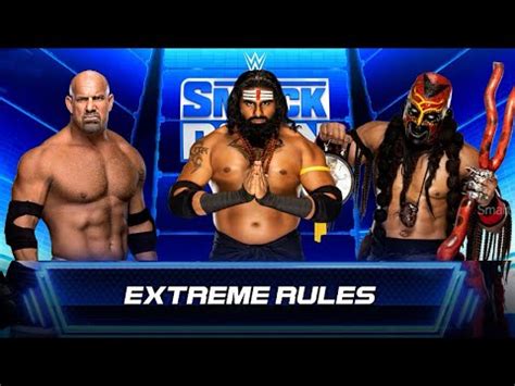 FULL MATCH Goldberg Vs Veer Mahaan Vs Boogeyman WWE SMACKDOWN 2022