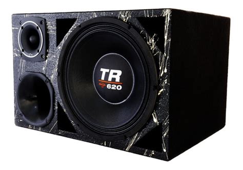 Caixa Trio Falante Woofer Triton Tr Corneta Tweeter Detoner Oficial