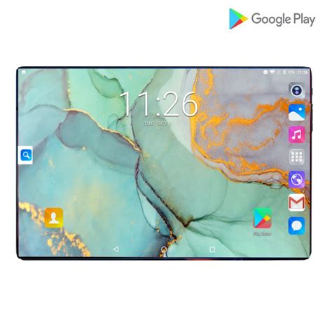 6+ 128 ГБ 10 дюймов планшетный ПК 4G Android 9,0 Восьмиядерный супер ...