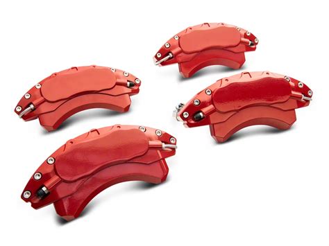 Sr Performance Mustang Red Caliper Covers Front And Rear 413980 15 23 Mustang Ecoboost Wo