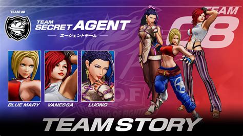 Snk Global On Twitter 【kof Xv】 Details Behind Team Secret Agents