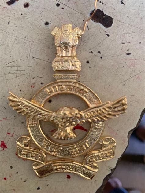 Air Force Golden Plated Lapel Pin At ₹ 450 Piece पीतल का लेपल पिन In