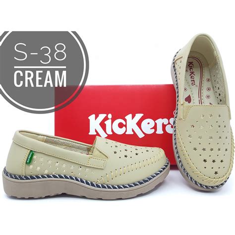 Jual Sepatu Kickers Wanita Slip On Kode S 38 D 38 Shopee Indonesia