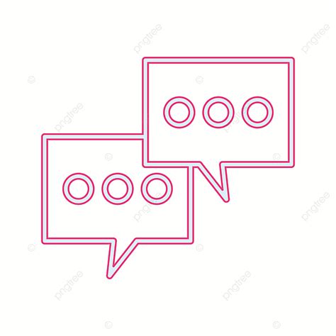 Cone De Vetor De Linha De Conversa Linda Png Icon Ic Nica Gr Fico