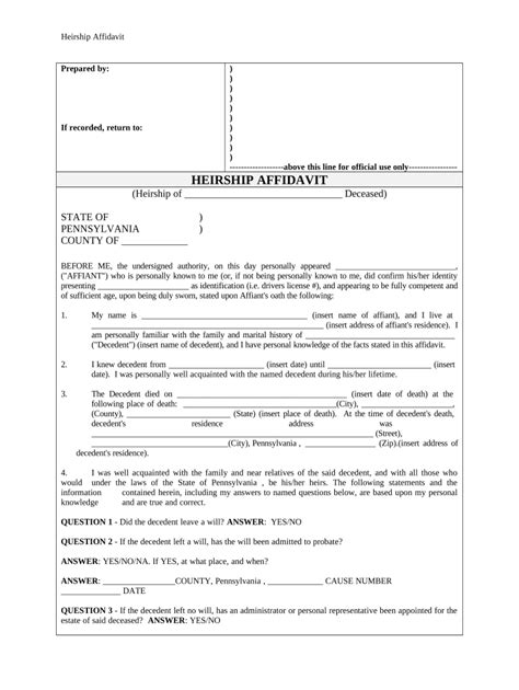 Pa Affidavit Complete With Ease Airslate Signnow