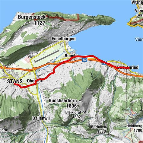 Innerschweiz Weg Beckenried Stans Bergfex Pilgerweg Tour