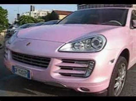 Paris Hilton's Pink Porsche Cayenne !! - YouTube