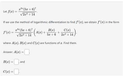 Solved Let F X 2x2 14x8x 5x 6 7 If We Use The Method Of