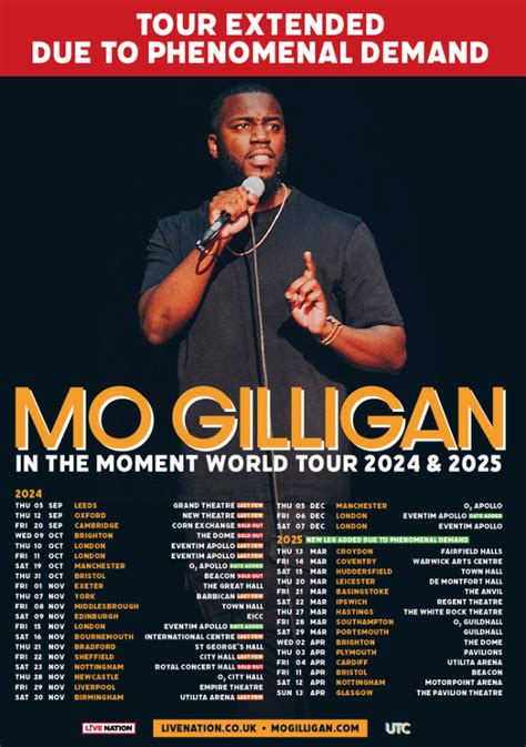 Mo Gilligan Tour Extended Into