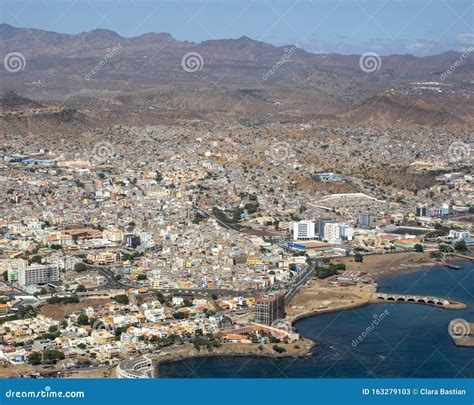 Aerial View Of Praia City Capital Of Santiago Cape Verde Cabo Verde