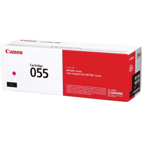 Canon 055 Original Toner Cartridge Magenta 1 Each Quantity