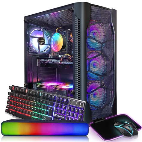 STGAubron Gaming Desktop PC Computer Intel Core I7 3 4 GHz Up To 3 9