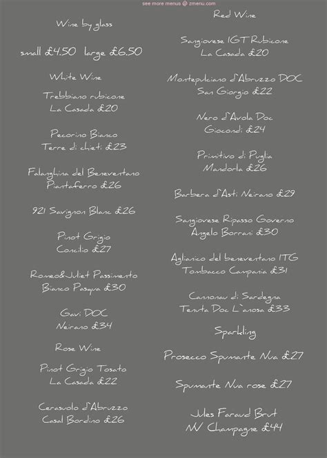 Online Menu of giardini di NAXOS Restaurant, Downham Market, United Kingdom, PE38 9HF - Zmenu