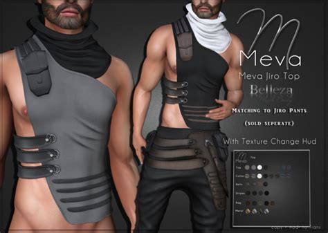 Second Life Marketplace Meva Jiro Top Belleza Jake