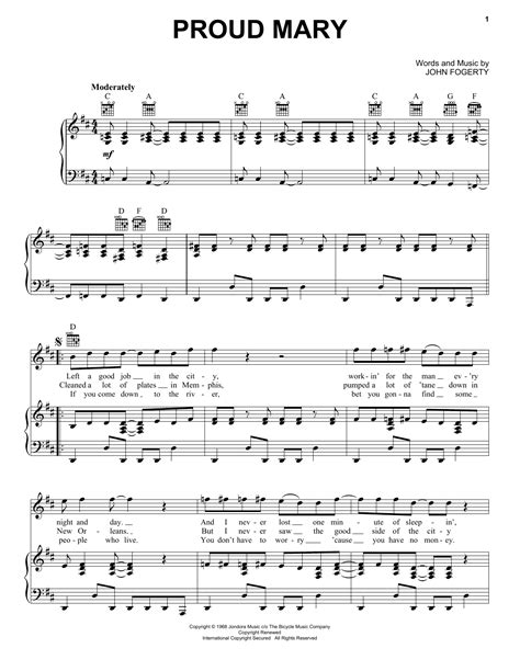 Proud Mary | Sheet Music Direct