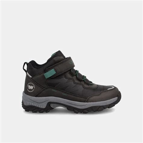 botin outdoor junior weinbrenner nino rocky turf  negro  bata