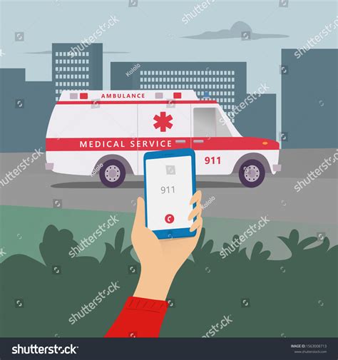 Emergency Call 911 Police Ambulance Fire Stock Vector (Royalty Free